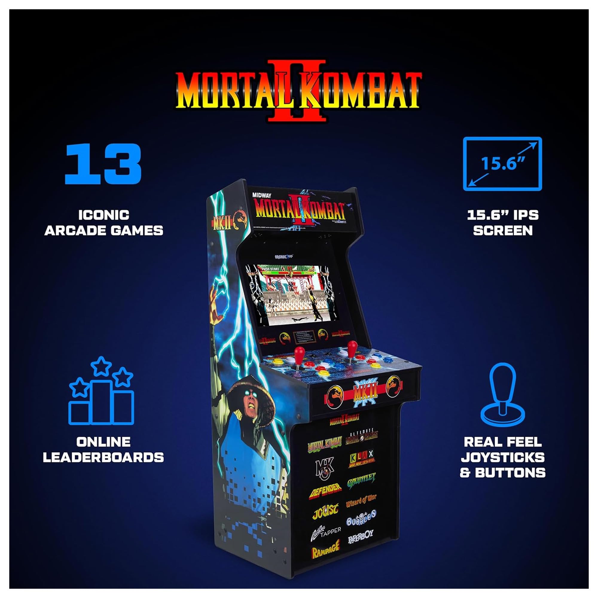 Amazon | Arcade1up Mortal Kombat II クラシック SE アーケードゲーム